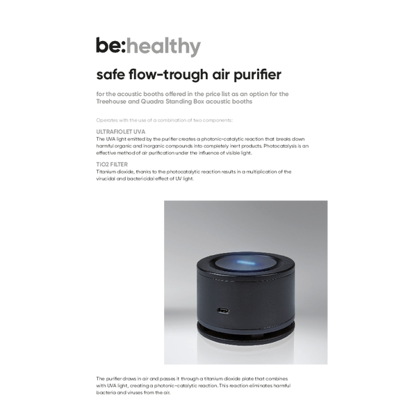 air purifier for acousticbooths
